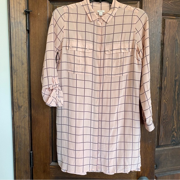 Fossil Silk Shirt Dress - Picture 7 of 8